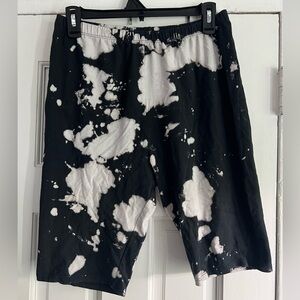 Fashion Nova Acid Washed Biker Shorts